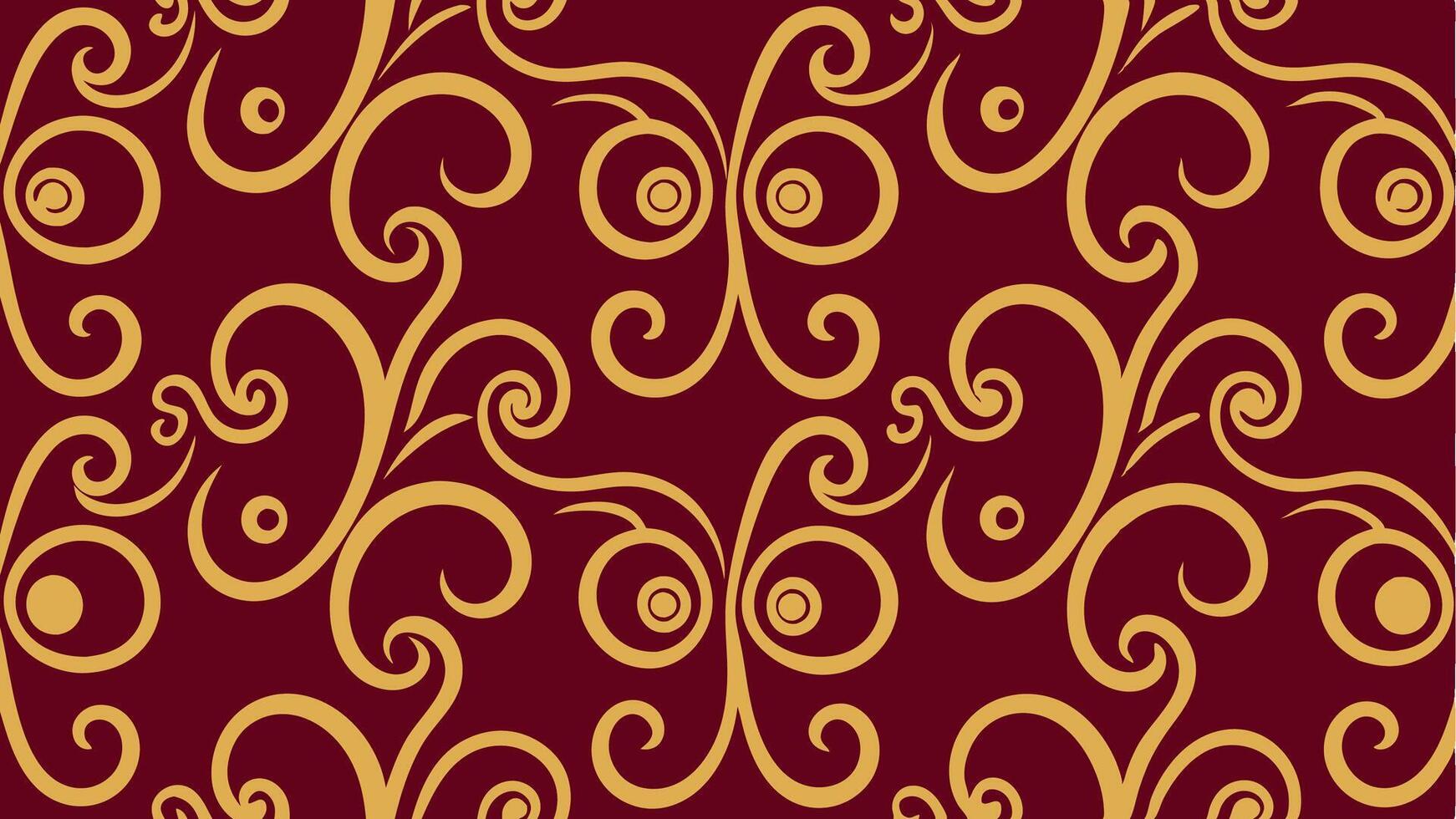 Elegant Luxury Golden Swirl Pattern with Ornate Details for Premium and Prints vector