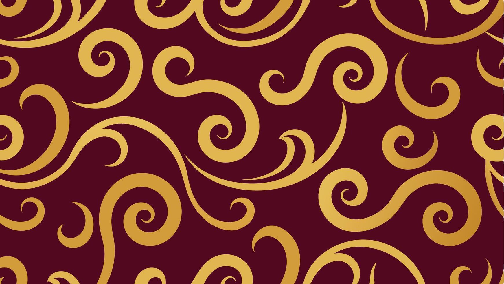 Elegant Luxury Golden Swirl Pattern with Ornate Details Premium Backgrounds and Prints vector