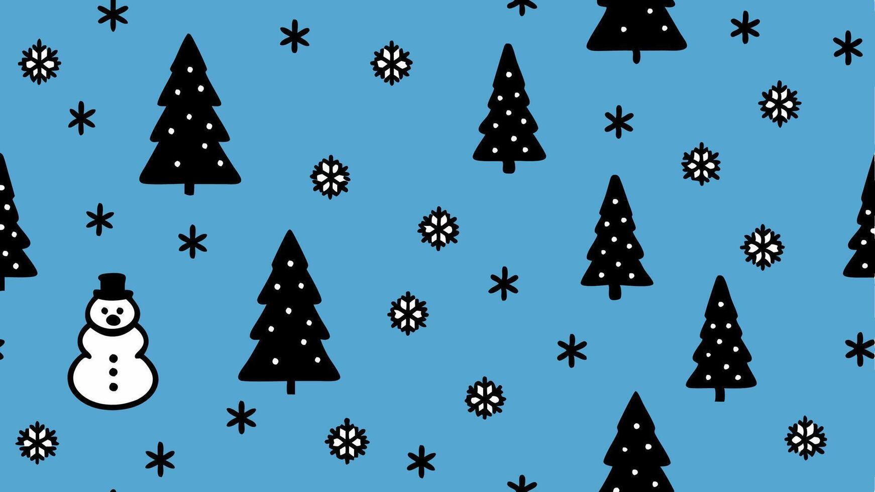 Seamless Winter Pattern with Snowflakes Seasonal and Holiday Designs vector