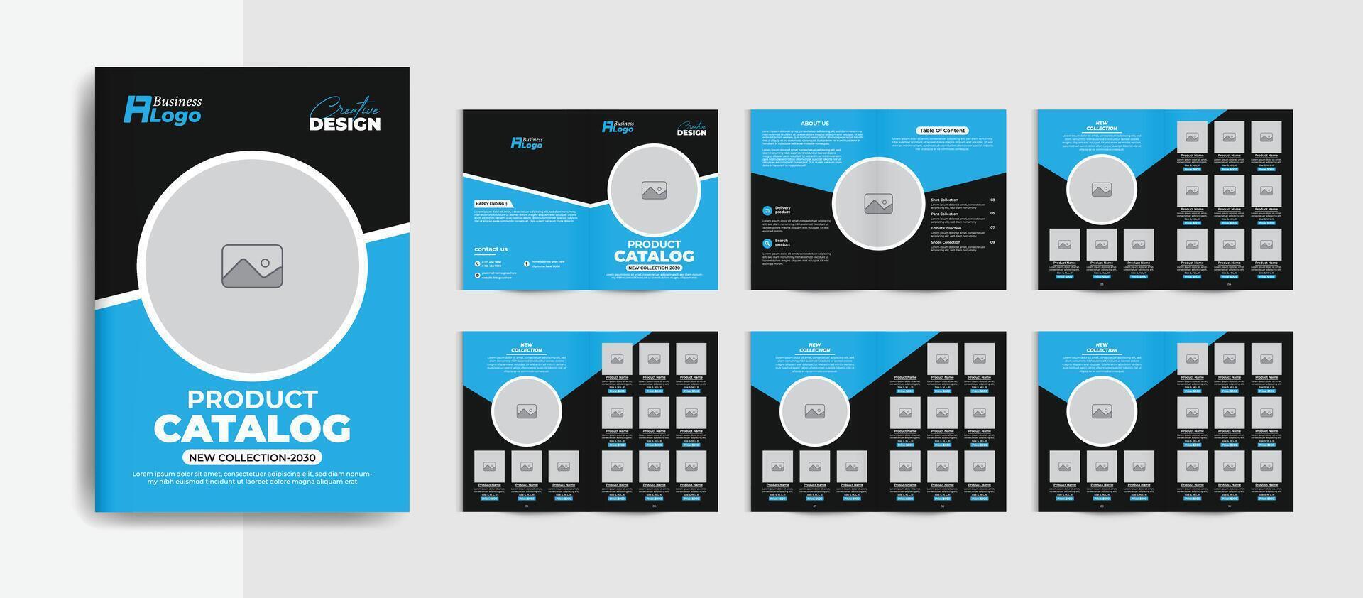 Modern and Elegant Product Catalog Layout vector