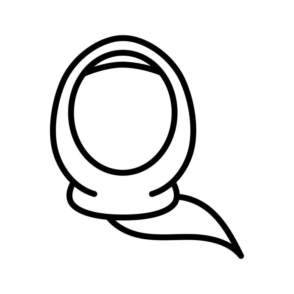 A Modest Hijabi Woman in Daily Life vector
