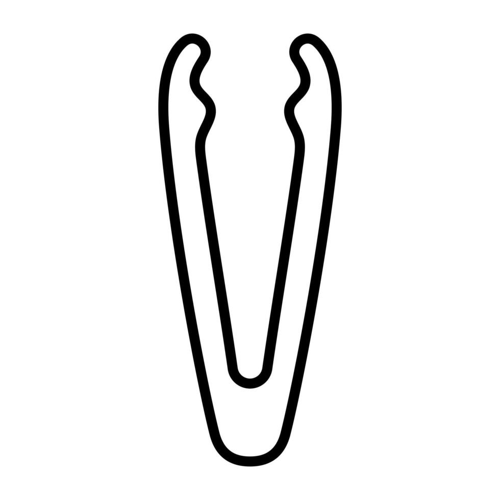Kitchen Tongs for Gripping, Turning, and Serving vector