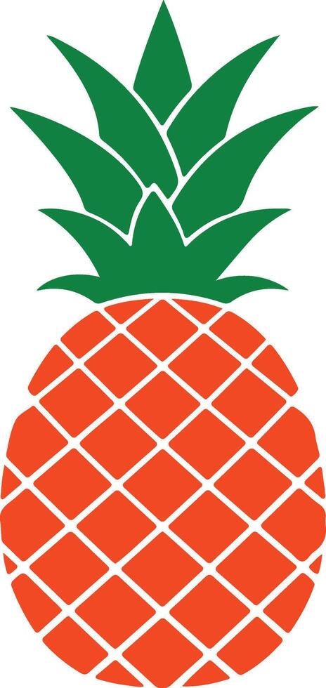 Creative Pineapple Icon Illustration Design vector