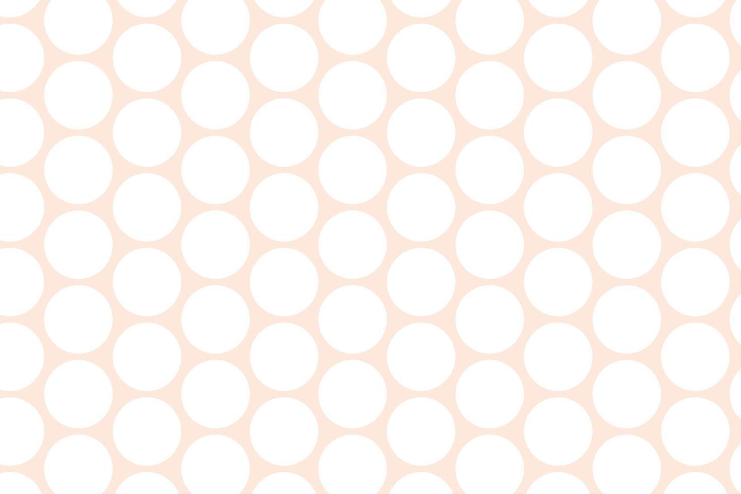 simple abstract white color polka dot pattern on cream color background that can be used as a background or texture vector