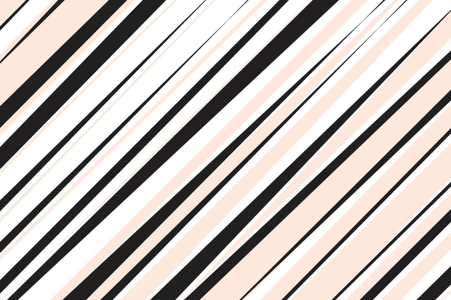 simple abstract soft light peach black color thin to thick diagonal line pattern that can be used as a background or texture vector