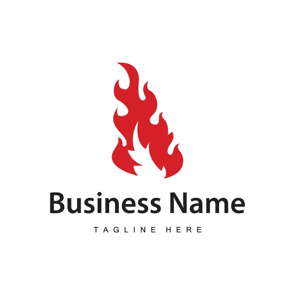fire of burning illustration symbol simple flame vector