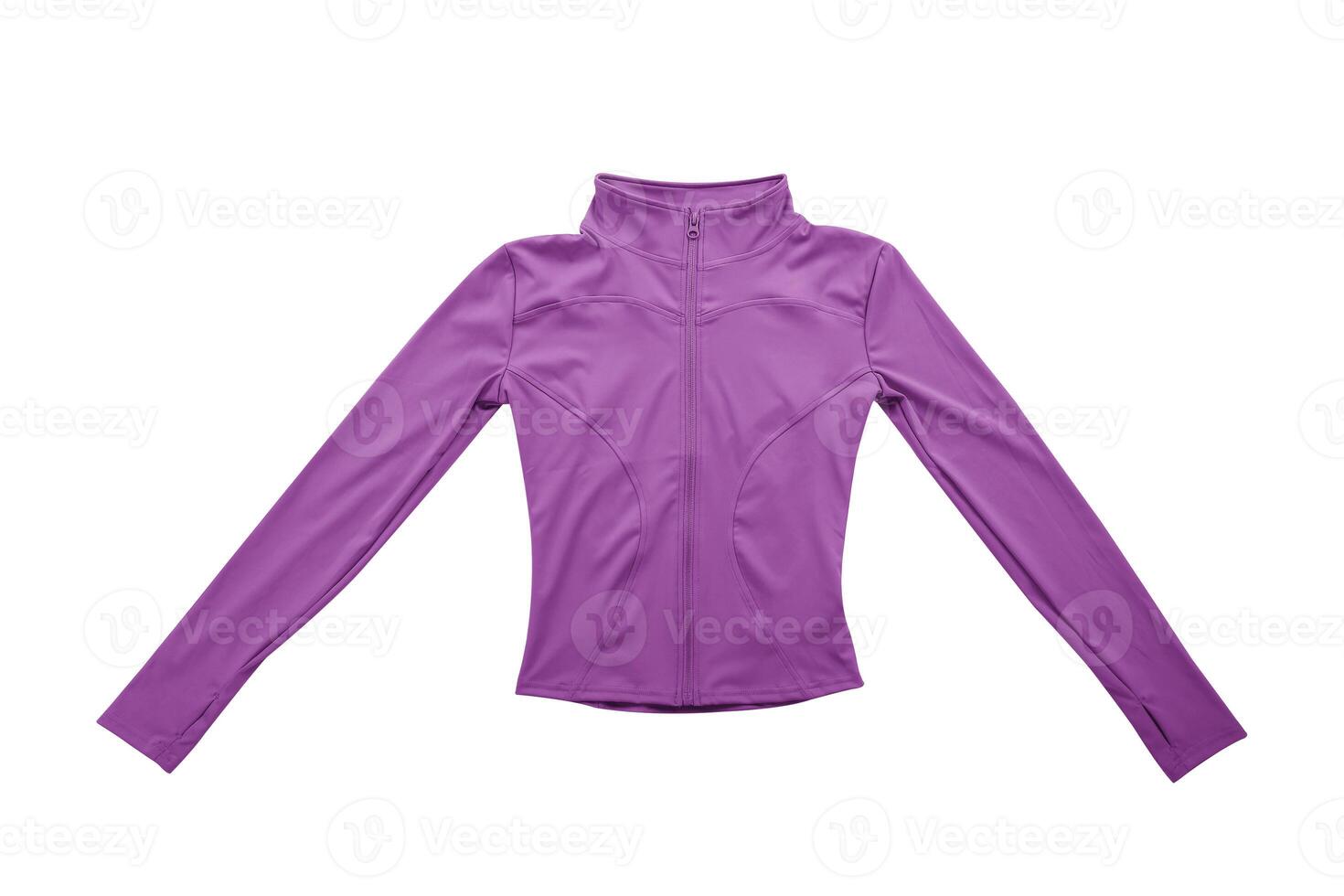 Purple yoga jacket photo