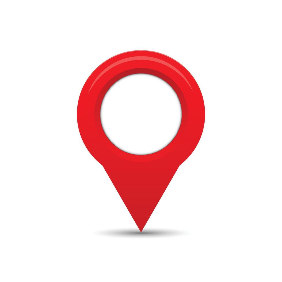 Location Pin icon for composing maps vector