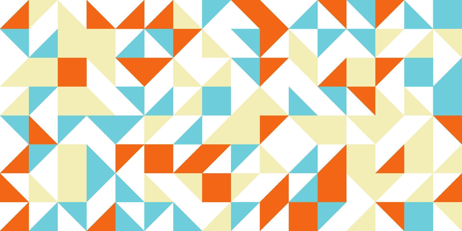 abstract geometric Bauhaus background design illustration with modern and trendy color vector