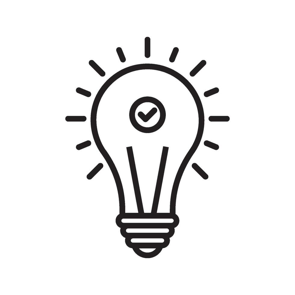 idea line icon. icon for your website, mobile, presentation, and logo design. vector