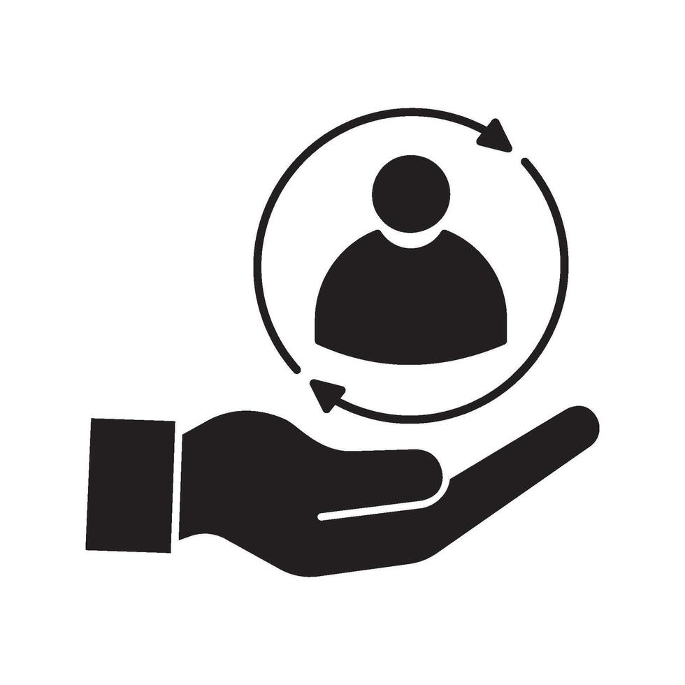 Full customer care service - Minimal icon. vector