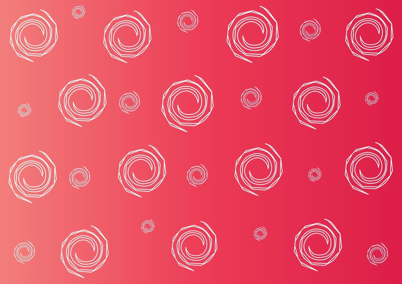 Illustration of a red gradient background with white swirl pattern. vector