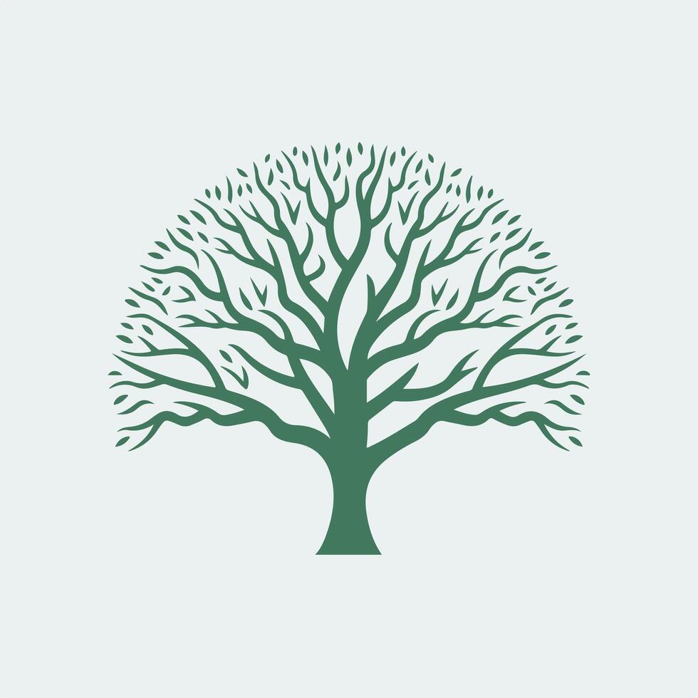 A tree with no leaves on it vector