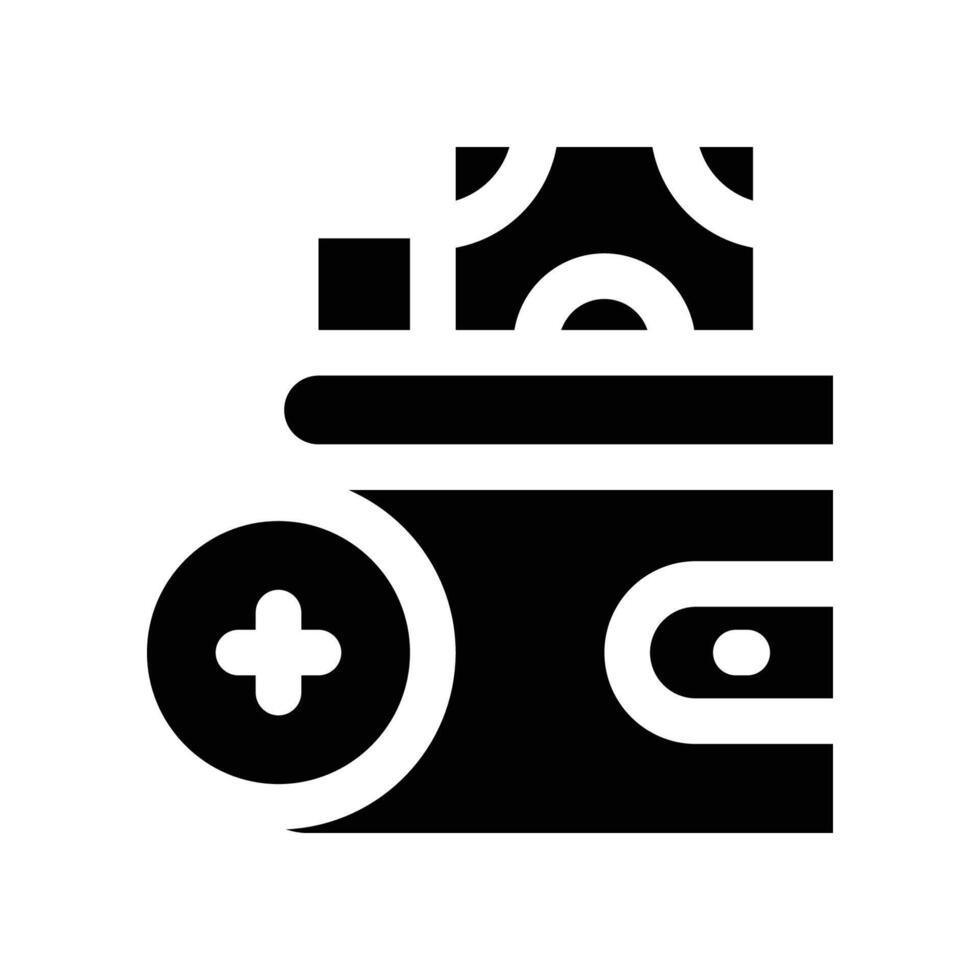 top up solidicon vector
