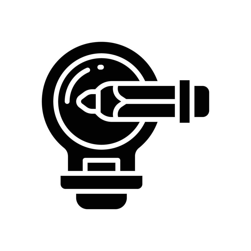creative solid icon vector