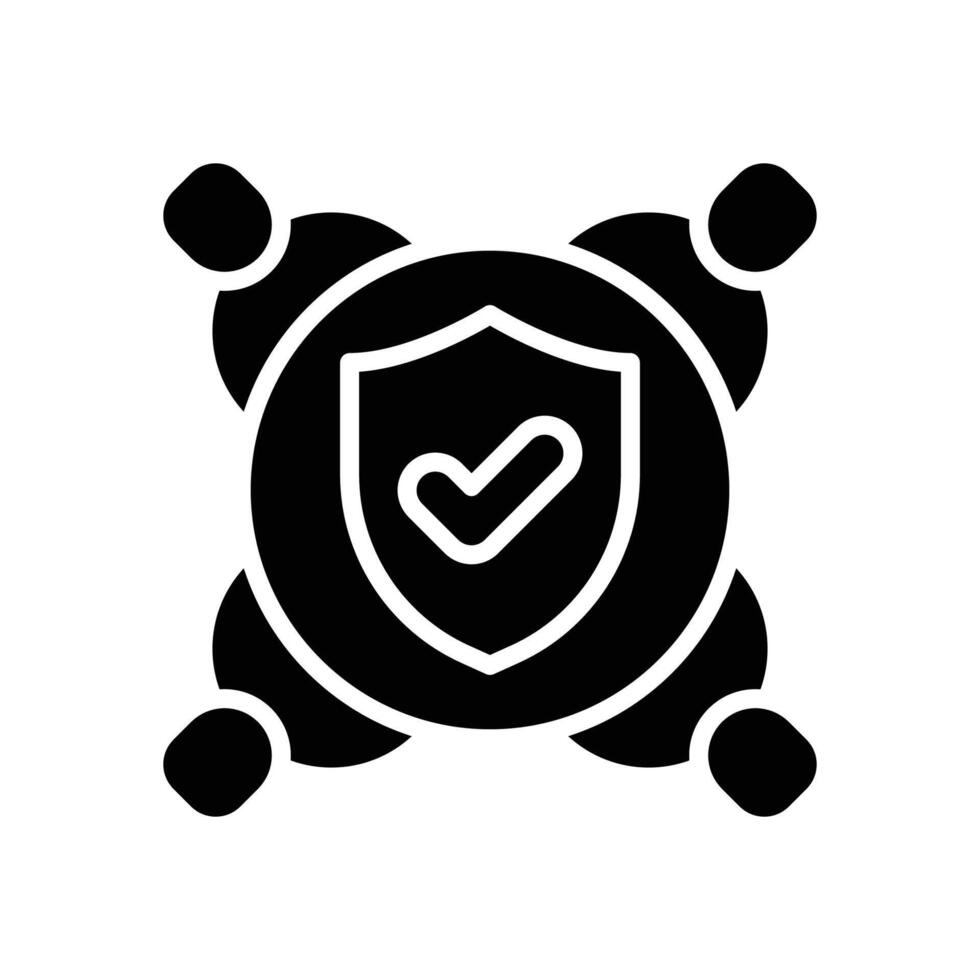 integrity solid icon vector
