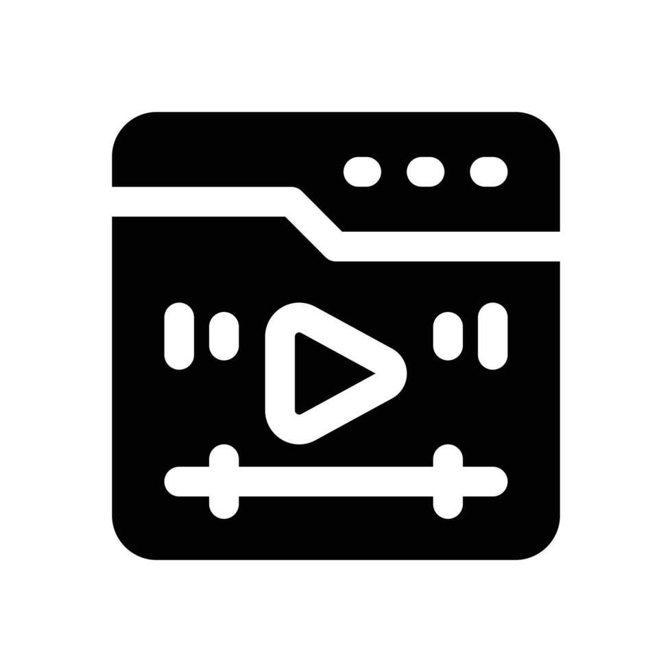 website content glyph icon. Strong and solid icon for websites, mobile interfaces, presentations, and visual branding. High quality and easy to edit. vector