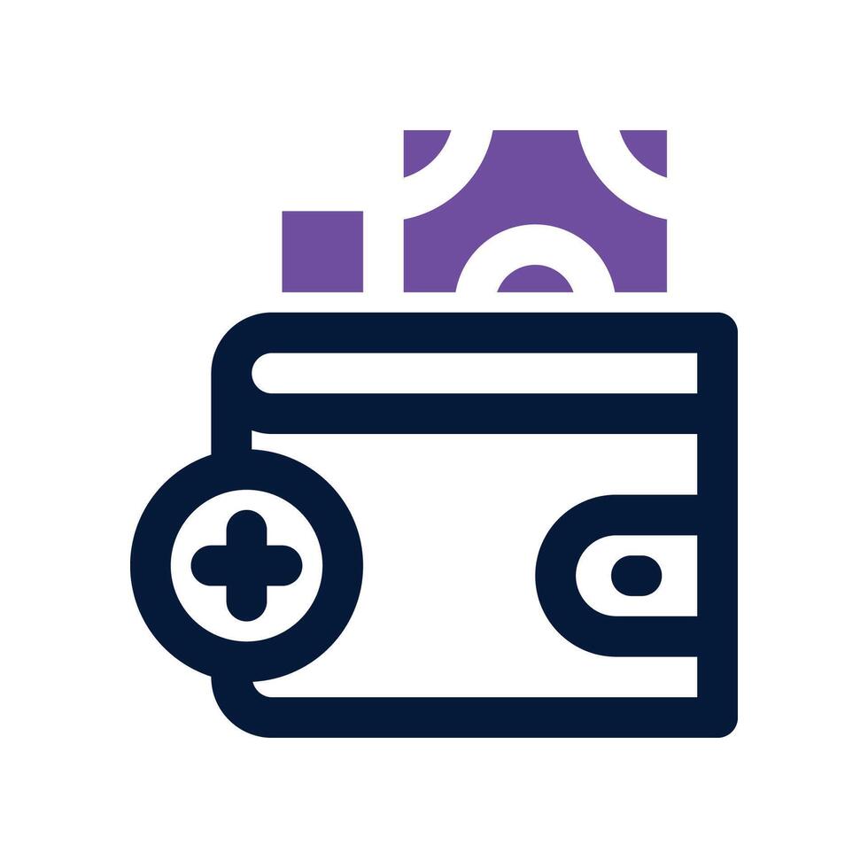 top up dual toneicon vector