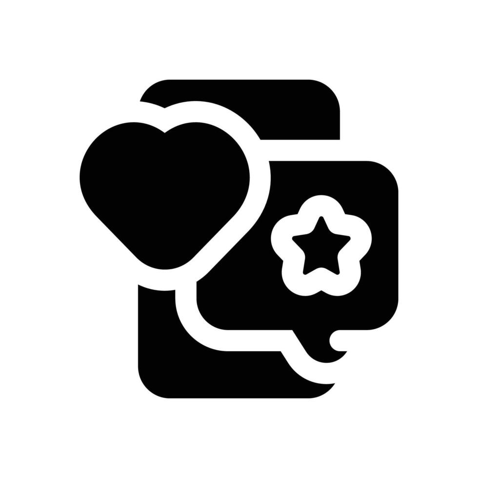 social media glyph icon. Strong and solid icon for websites, mobile interfaces, presentations, and visual branding. High quality and easy to edit. vector