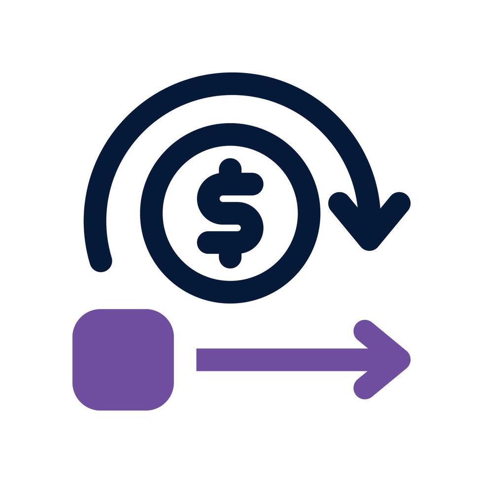 agile dual tone icon vector