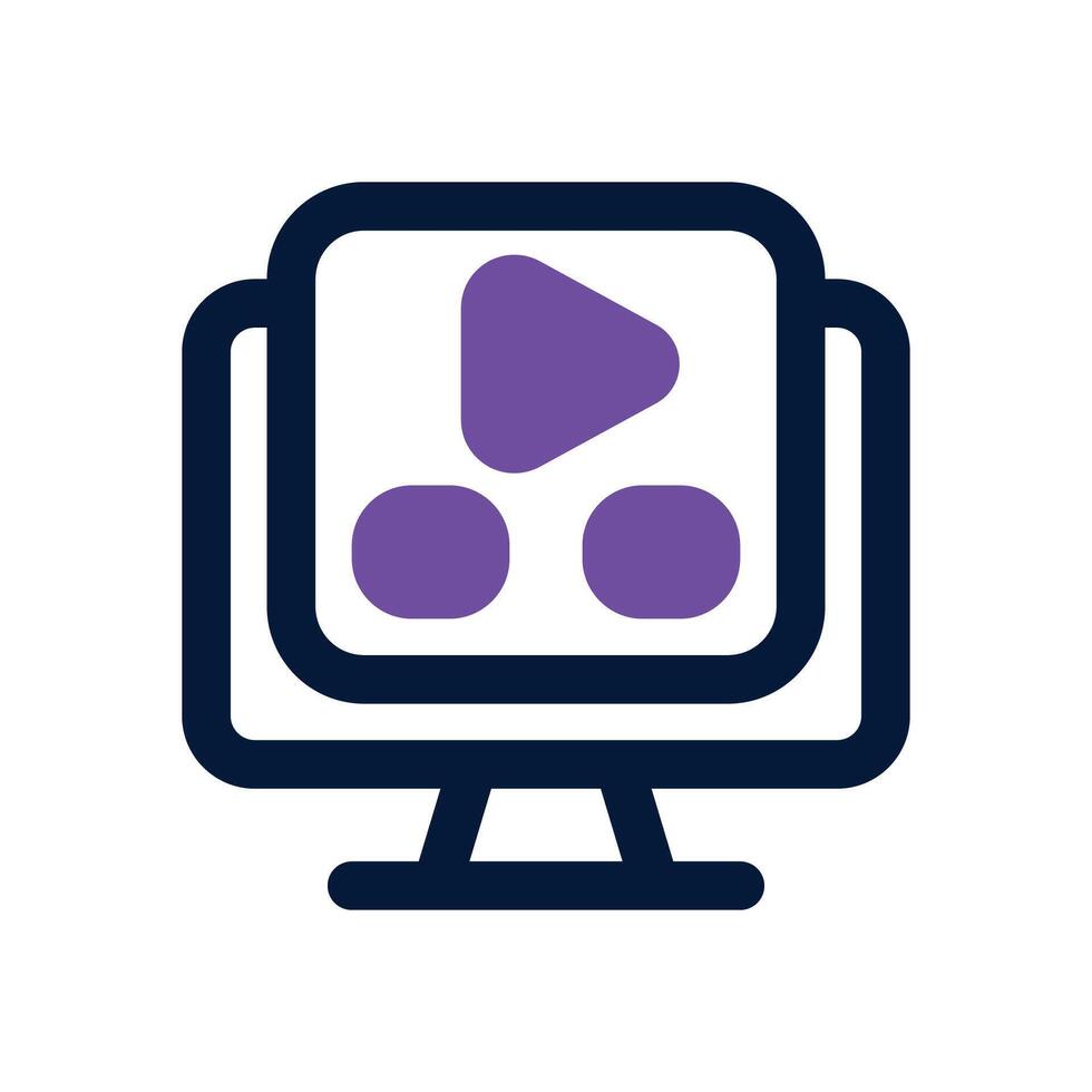 content plan dual tone icon. Sleek and modern icon for websites, mobile apps, marketing materials, and corporate design. Fully scalable and ready to use. vector