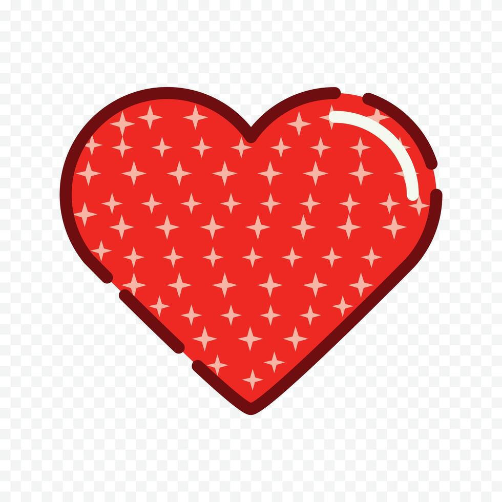 2750 Doodle hand drawn heart drawing on white background vector