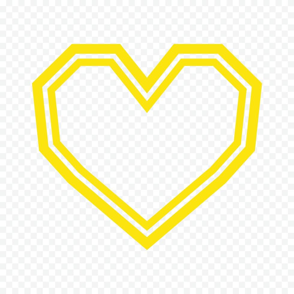 hearts elements on white background vector