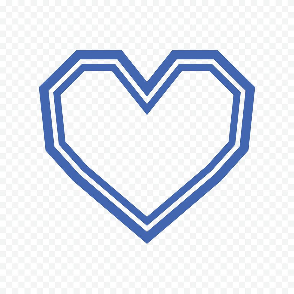 Hand drawn hearts border on white background vector