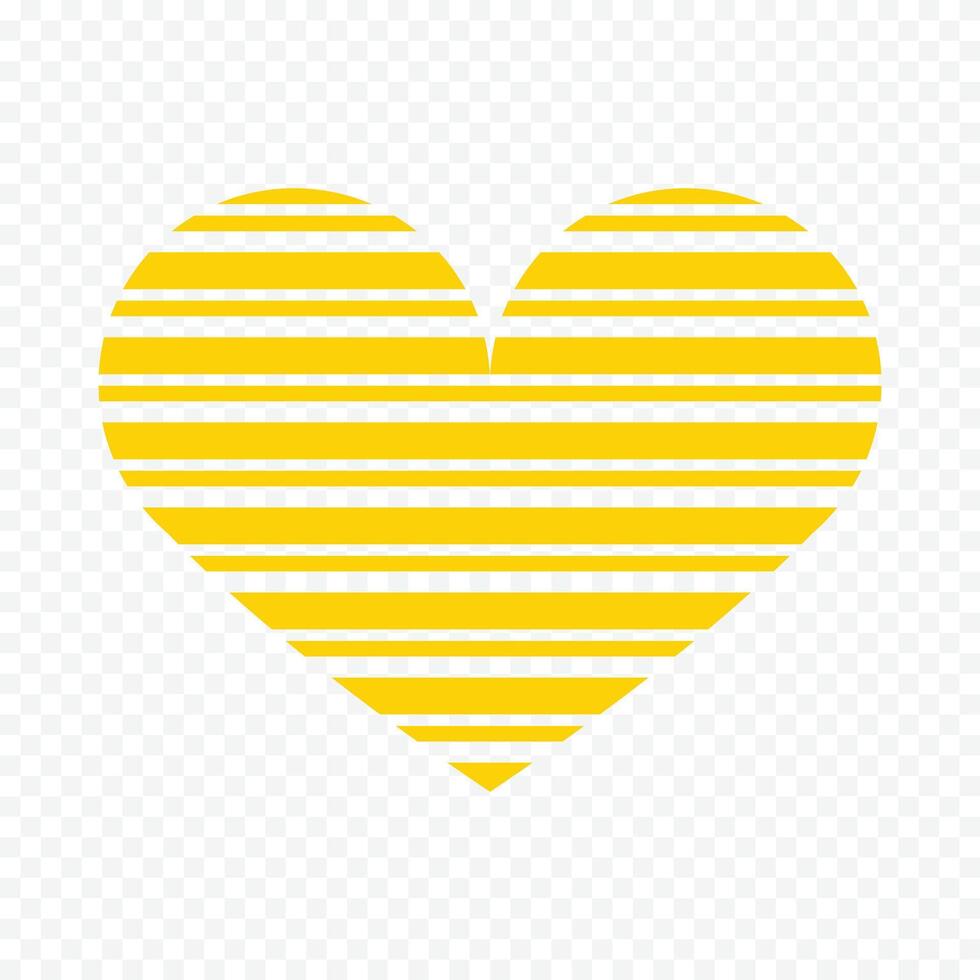 Set Of Line Filled Pixelated Hearts on a white vector