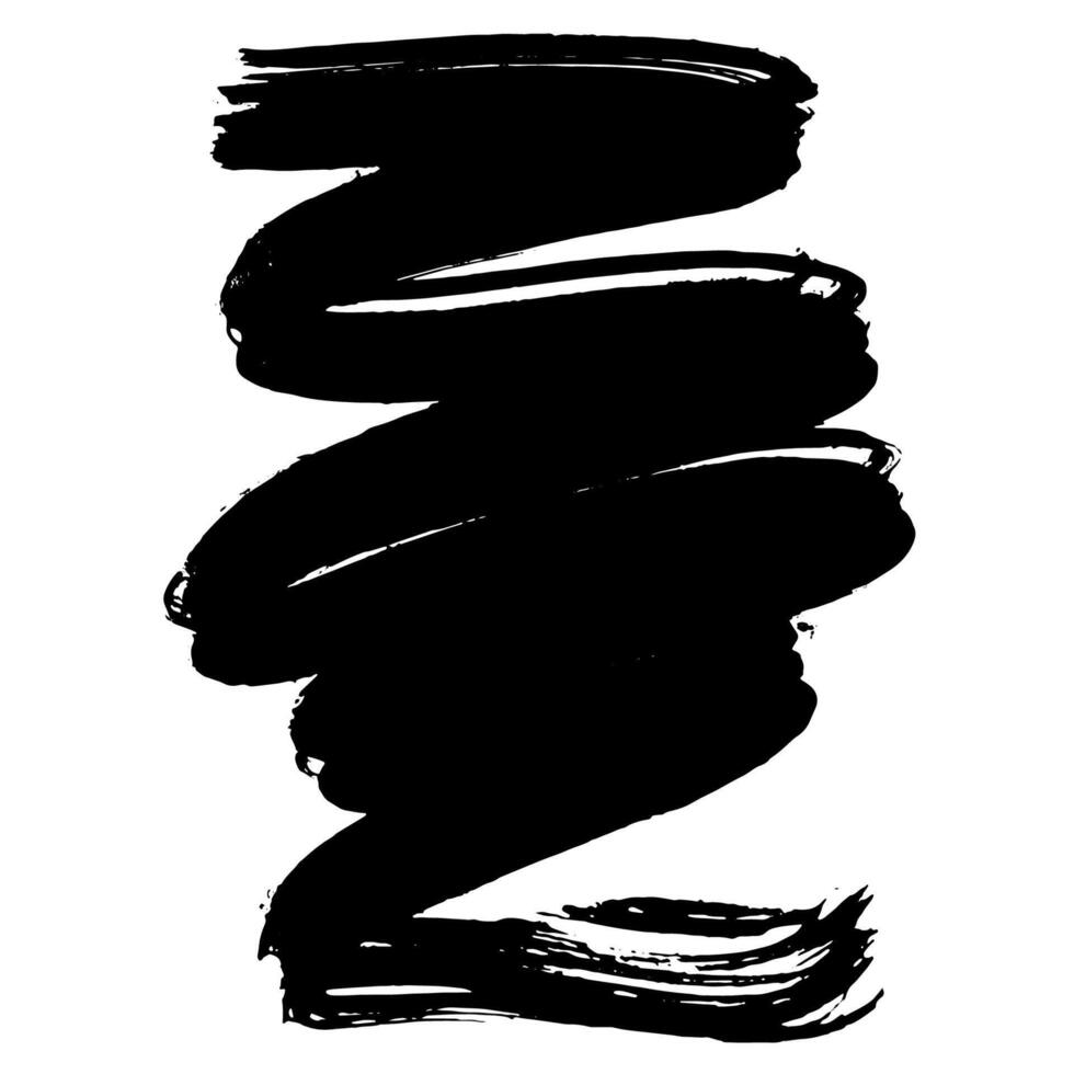 Hand Drawn Painted Brush Grunge Stroke Banner for Text Boxes vector