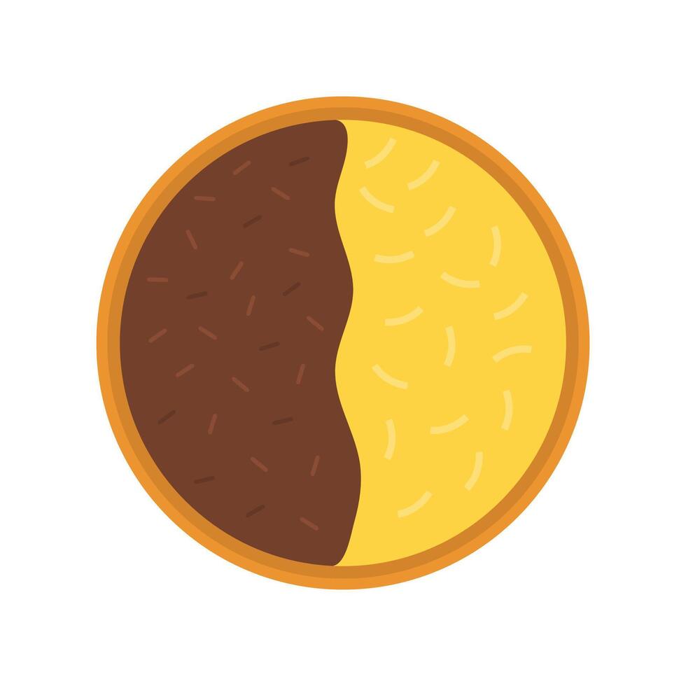 Martabak Pancake Chocolate and Cheese Cartoon Flat Illustration. Clean Icon Design Element on Isolated White Background vector