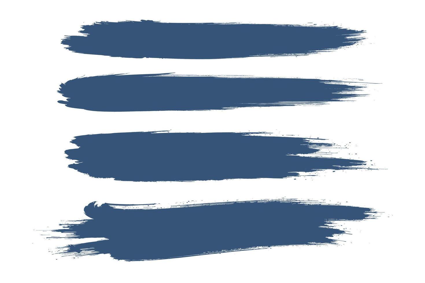 Set of grunge brush strokes grungy texture banner design. vector