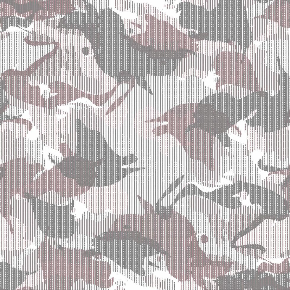 A camouflage pattern with many different shapes vector