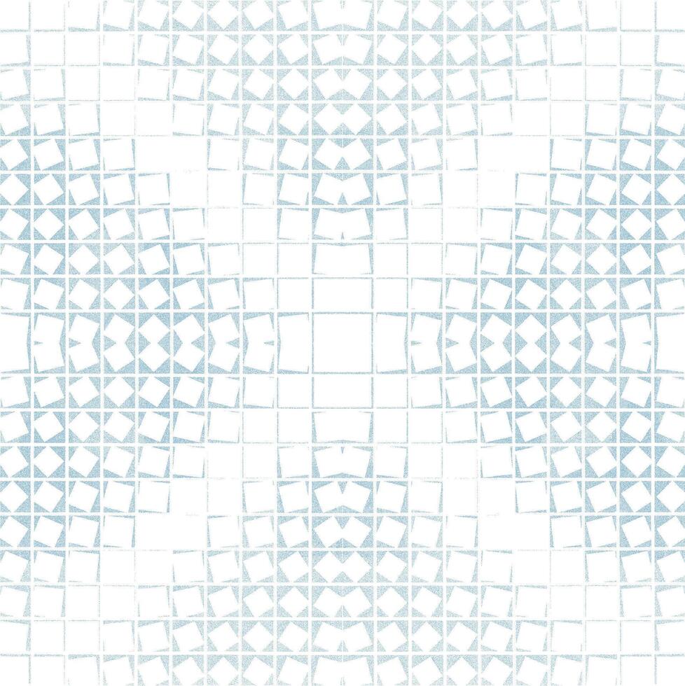 A white and blue abstract pattern with a grid vector