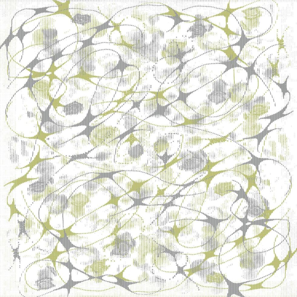 A green and gray abstract pattern on a white background vector