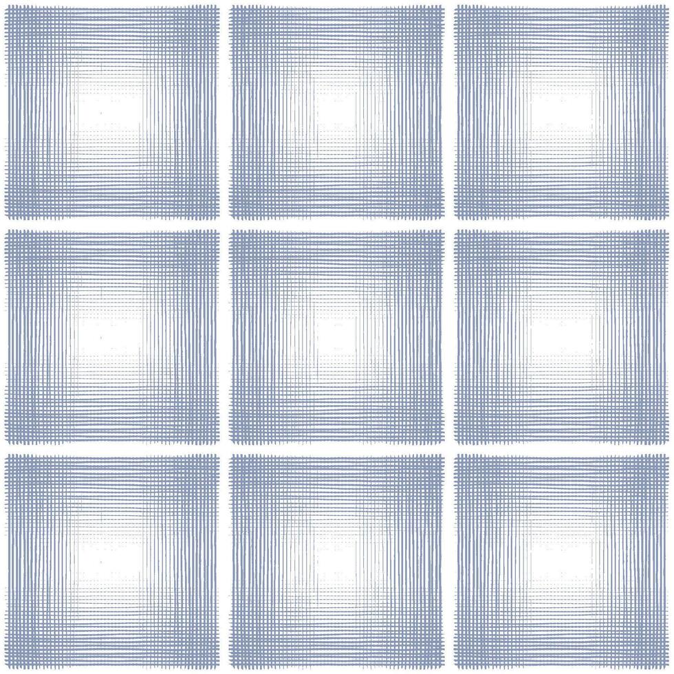 A set of blue squares with a white background vector