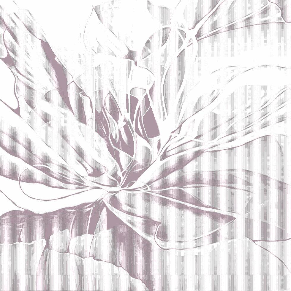 A drawing of a flower with a white background vector