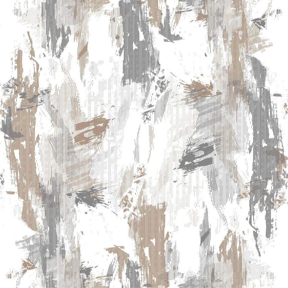 Abstract brush strokes in beige and gray on a white background vector