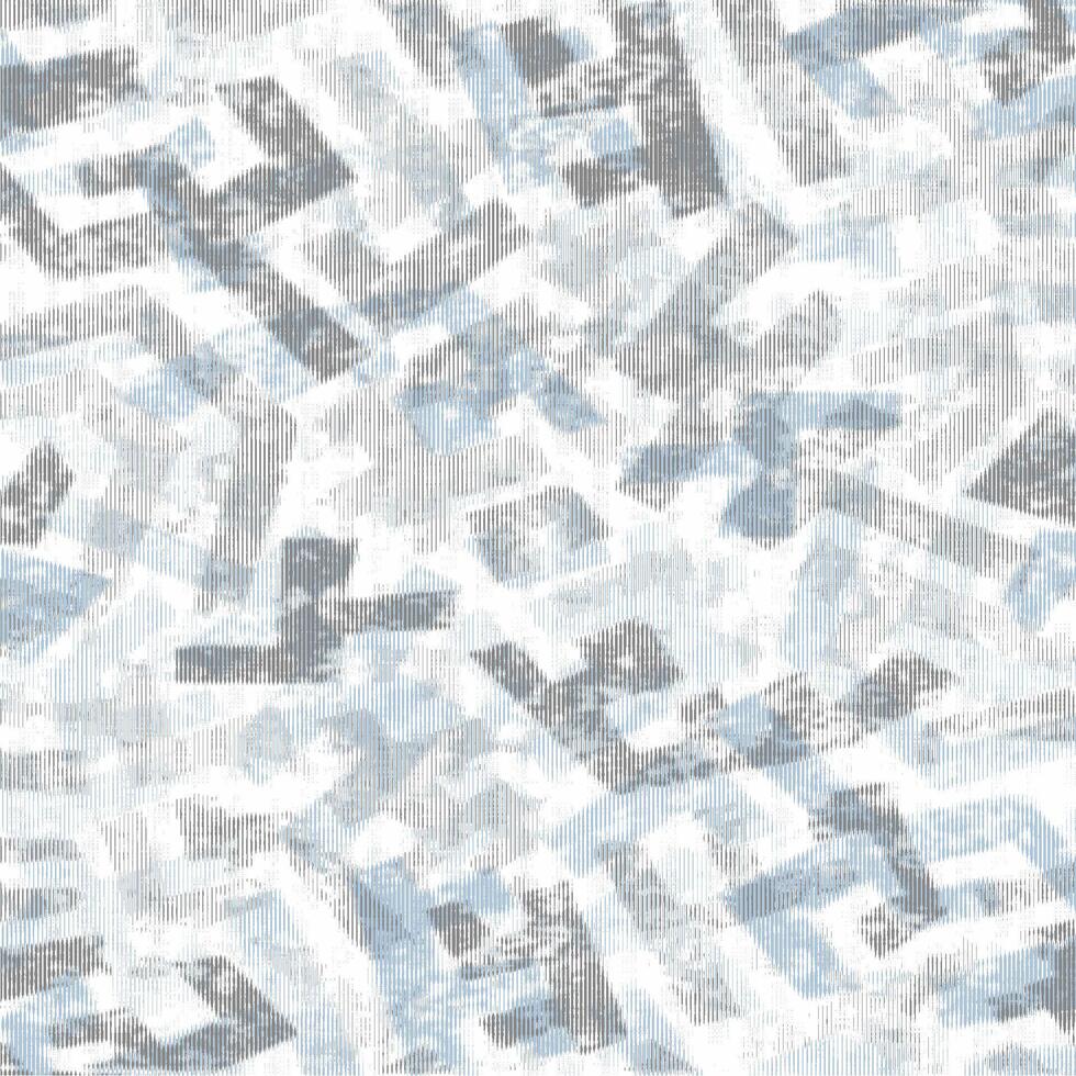A blue and gray abstract pattern with squares and lines vector