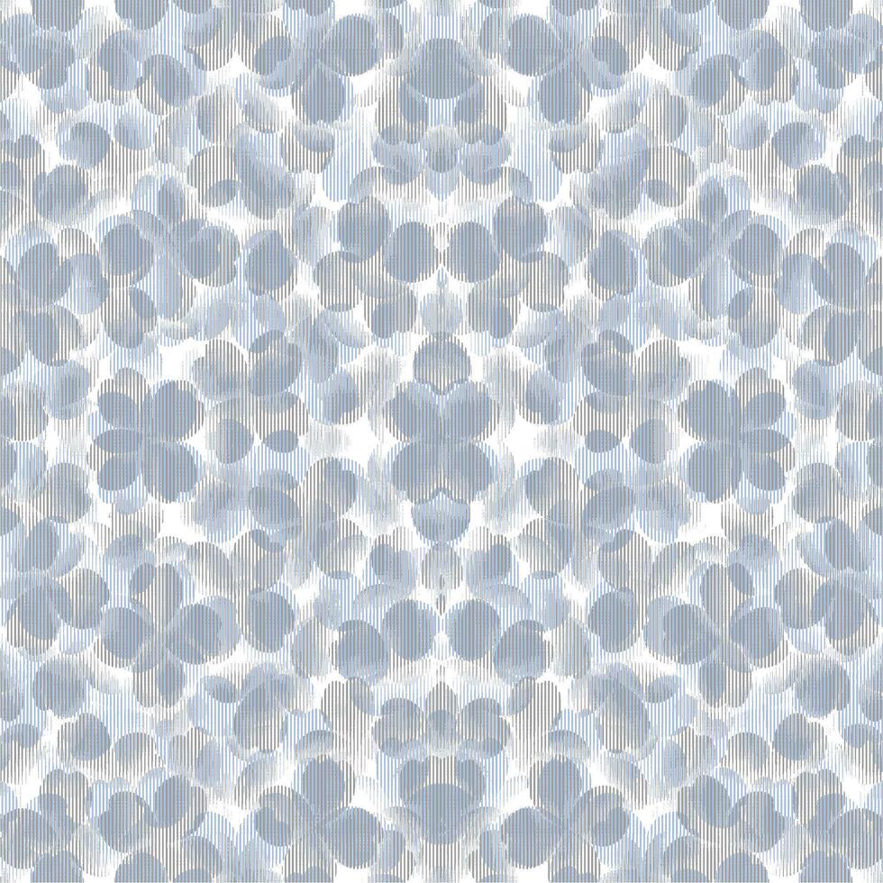 A blue and white pattern with many circles vector