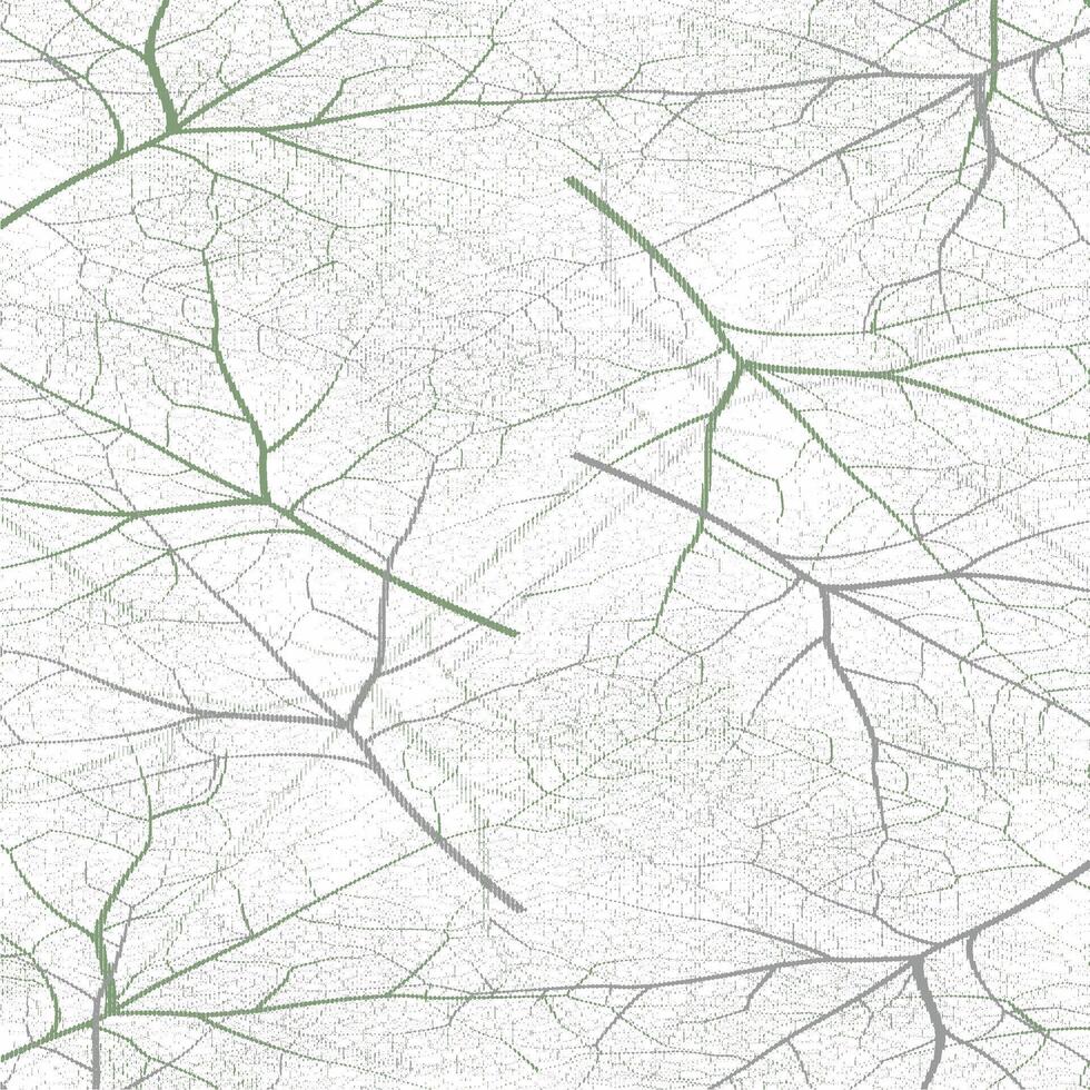 A green and white background with leaves vector