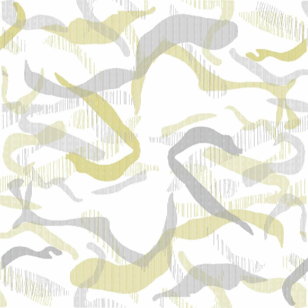 A yellow and gray abstract pattern on a white background vector