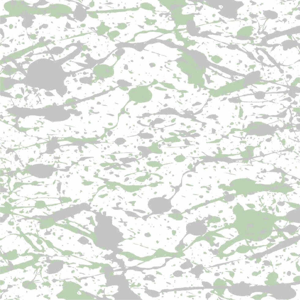 A green and white paint splatter pattern vector