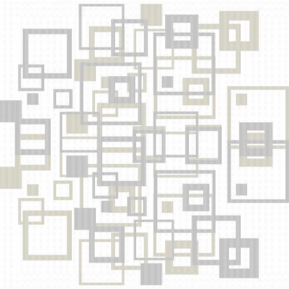 A cross stitch pattern with squares and rectangles vector