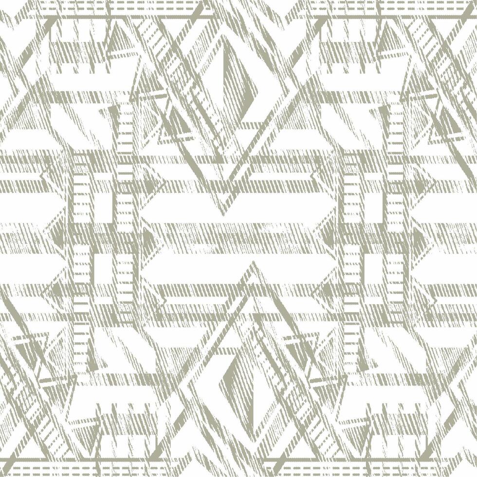 A seamless pattern with geometric shapes vector