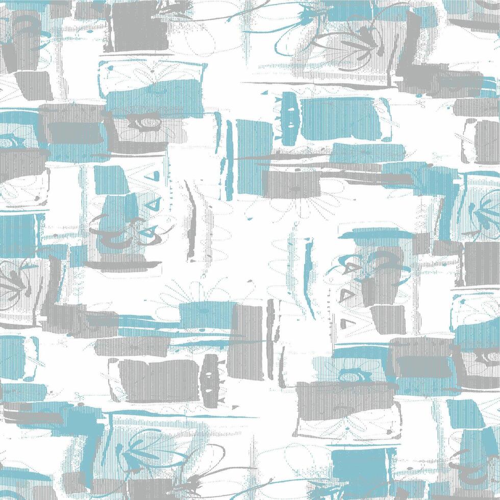 A blue and white abstract wallpaper pattern vector