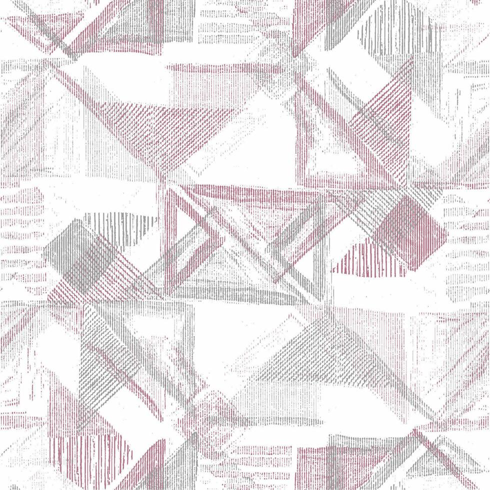 A pink and gray geometric pattern vector