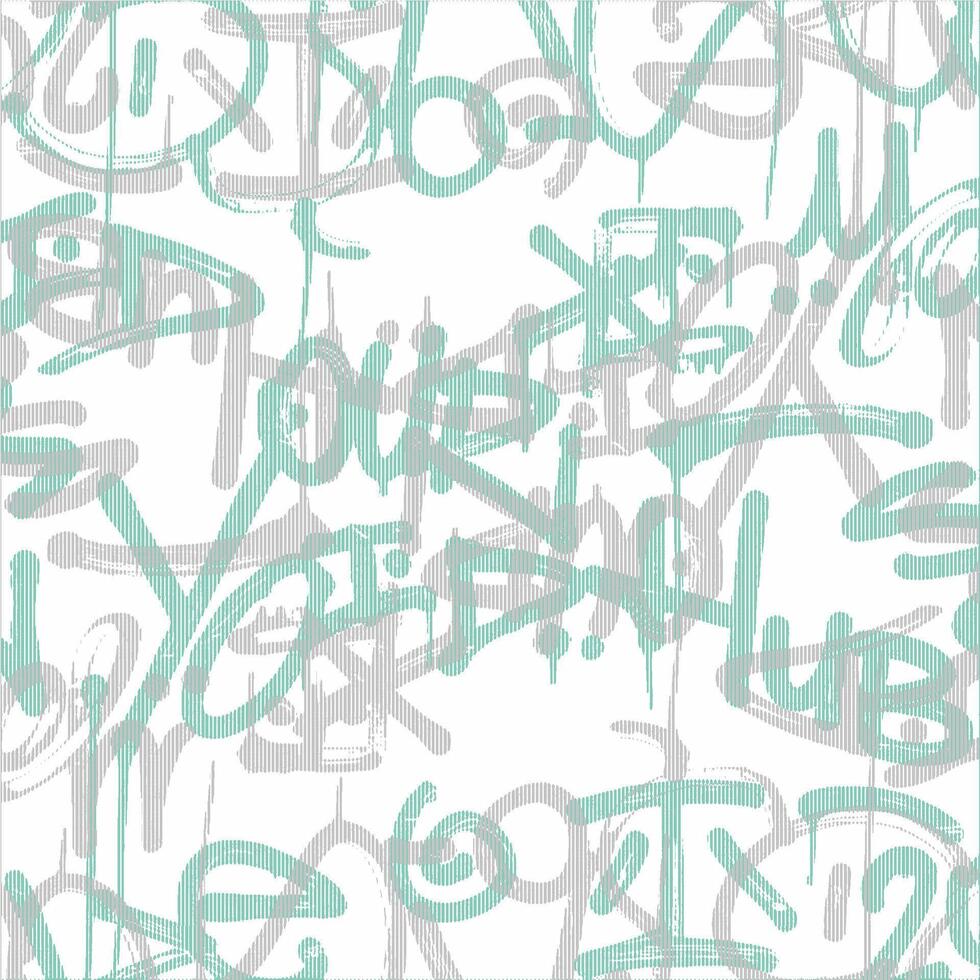 A background with graffiti and words vector