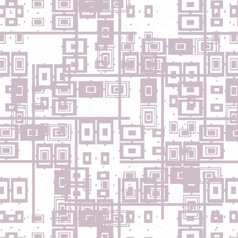 A purple and white abstract pattern with squares vector