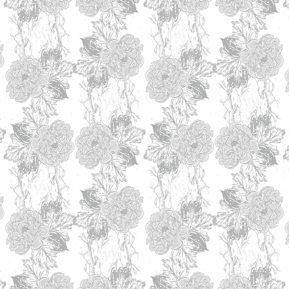 A white and gray floral pattern vector